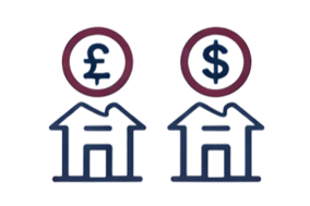 Cost-effective support icon